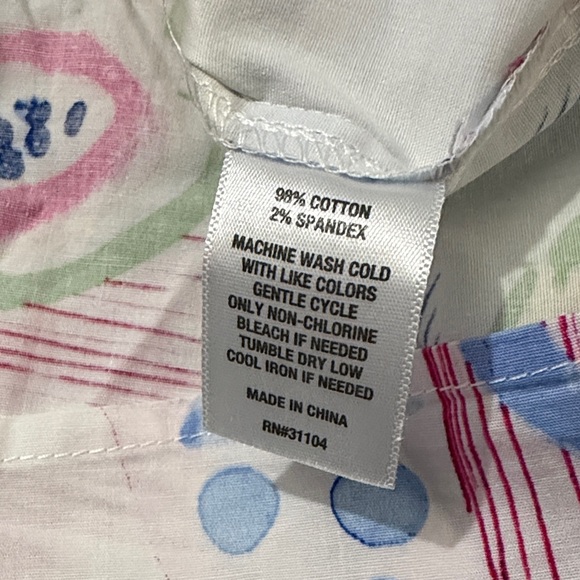 Crown & Ivy Multicolor Fruit Printed Shirt Dress Size XXL - Picture 11 of 11